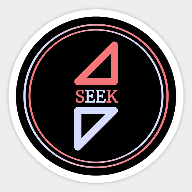 Seek Compass - travel & adventure Sticker by PlexWears